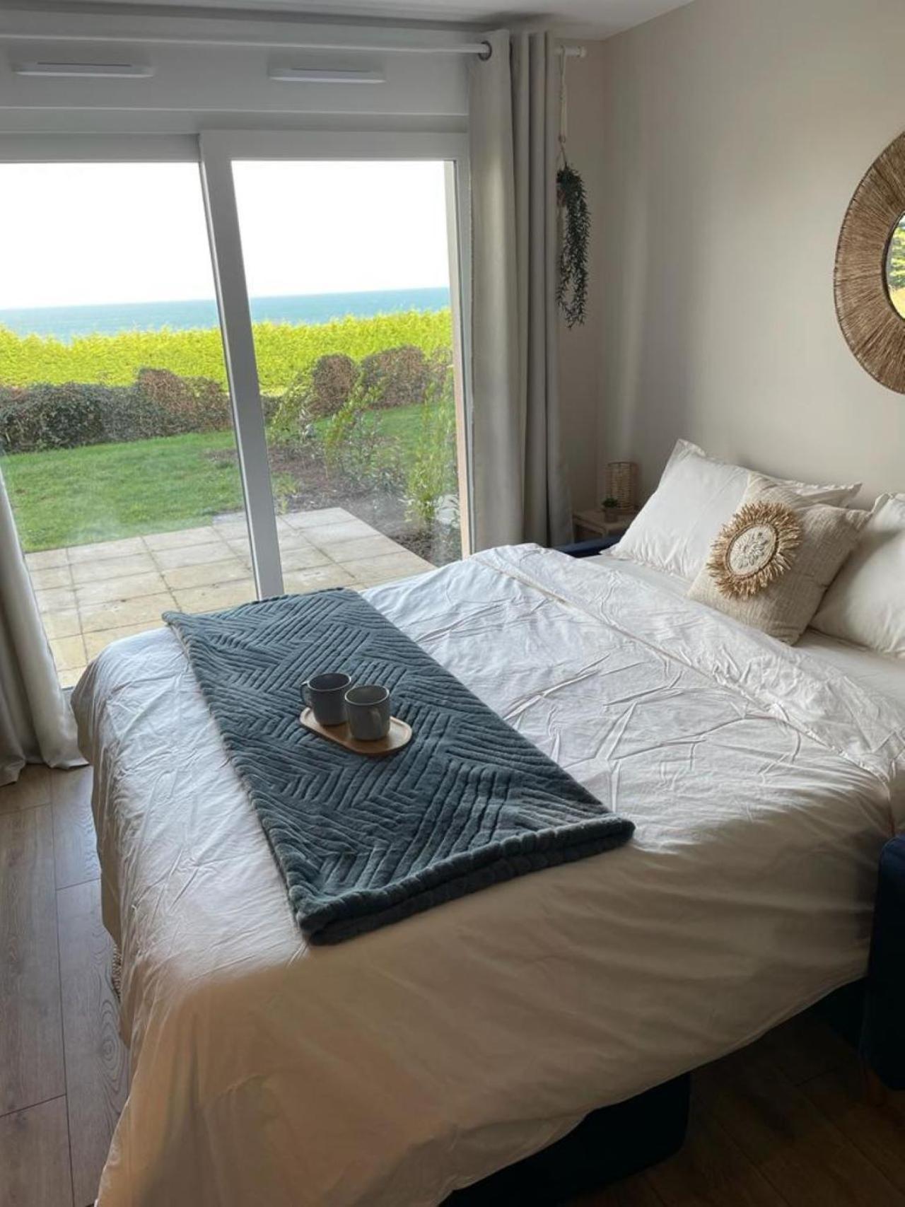 Bienvenue Au Studio L'Escale Bleue Avec Vue Mer Et Sur Le Cap Frehel Saint-Cast-le-Guildo Kültér fotó