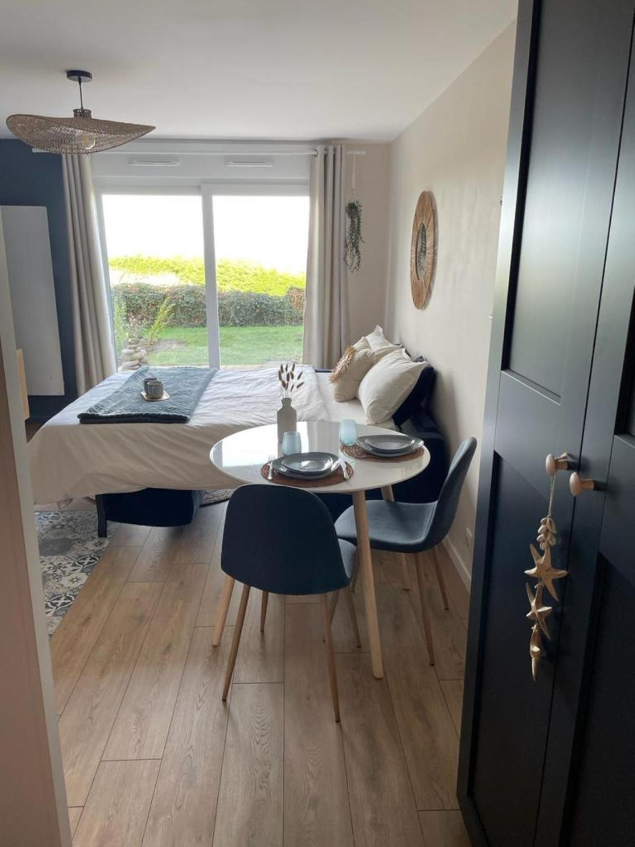 Bienvenue Au Studio L'Escale Bleue Avec Vue Mer Et Sur Le Cap Frehel Saint-Cast-le-Guildo Kültér fotó