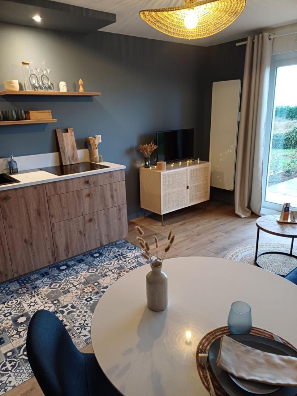 Bienvenue Au Studio L'Escale Bleue Avec Vue Mer Et Sur Le Cap Frehel Saint-Cast-le-Guildo Kültér fotó