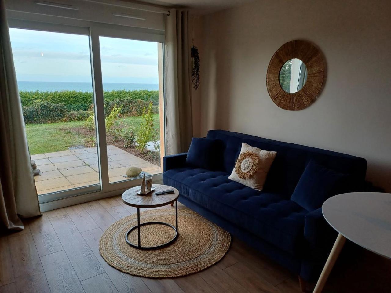 Bienvenue Au Studio L'Escale Bleue Avec Vue Mer Et Sur Le Cap Frehel Saint-Cast-le-Guildo Kültér fotó