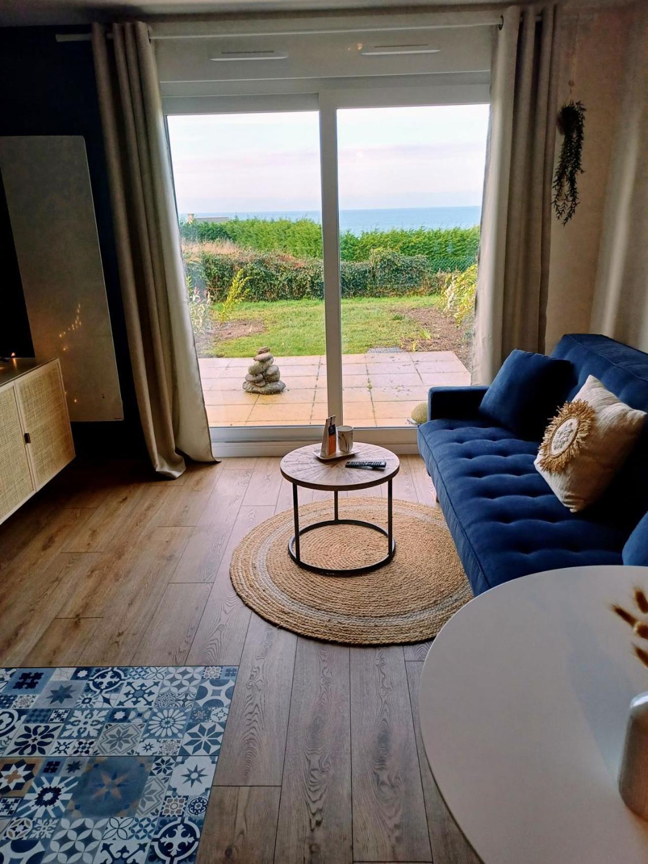 Bienvenue Au Studio L'Escale Bleue Avec Vue Mer Et Sur Le Cap Frehel Saint-Cast-le-Guildo Kültér fotó